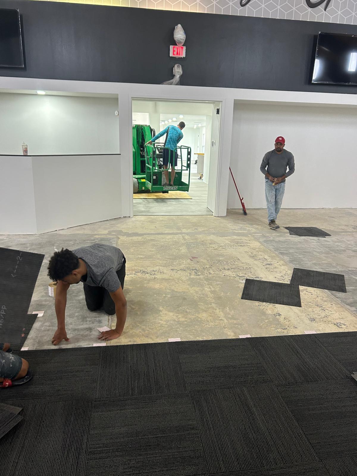 Tile installation project